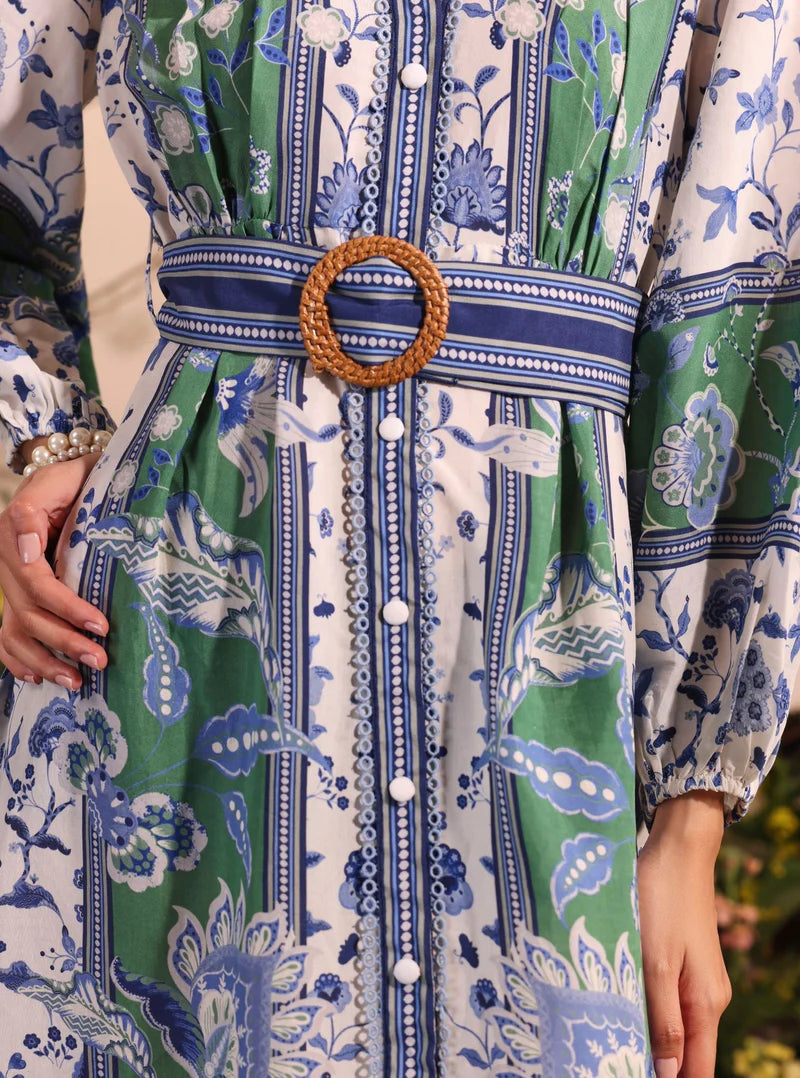 Lawn Printed Linnea Off White Dress