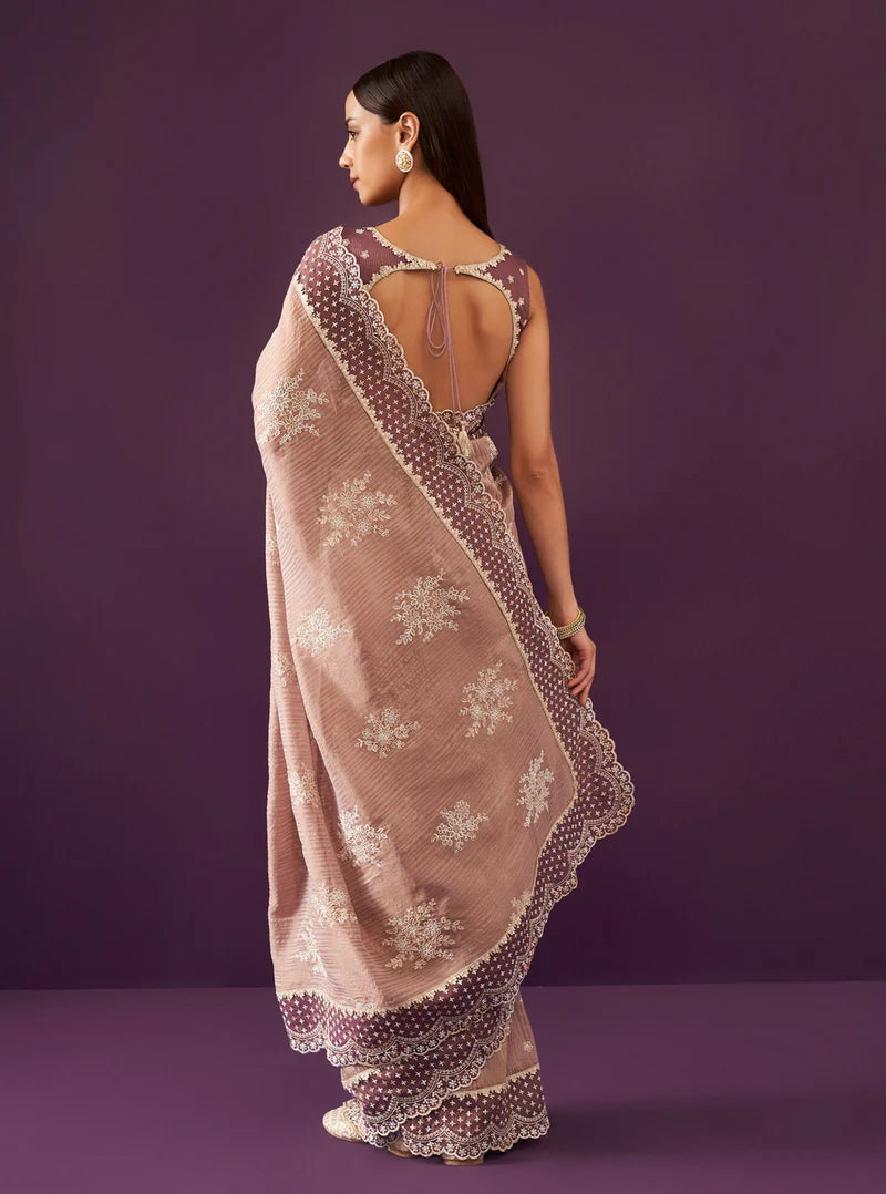 Banarsi Aniyah Lilac Saree