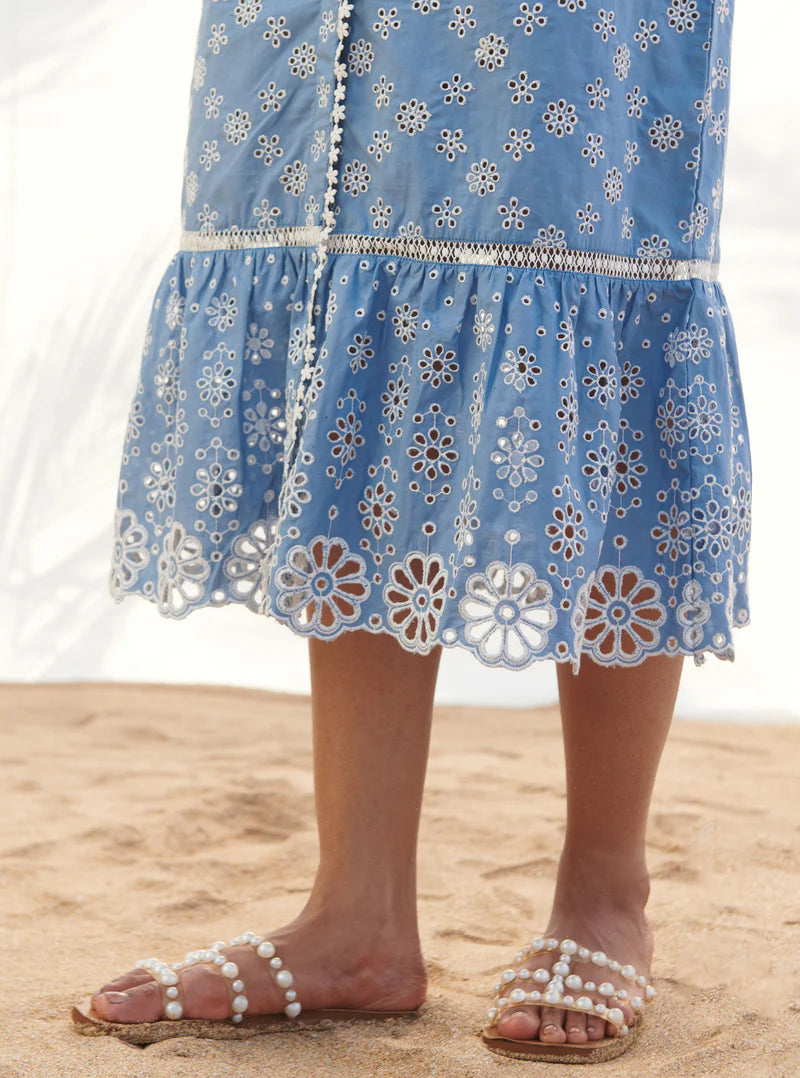 Cotton Lillian Denim Dress