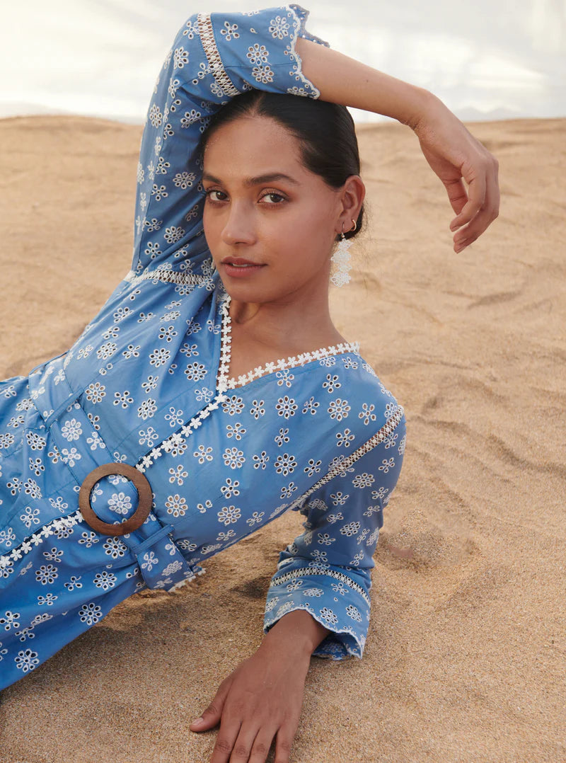 Cotton Lillian Denim Dress