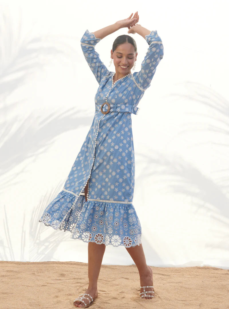 Cotton Lillian Denim Dress