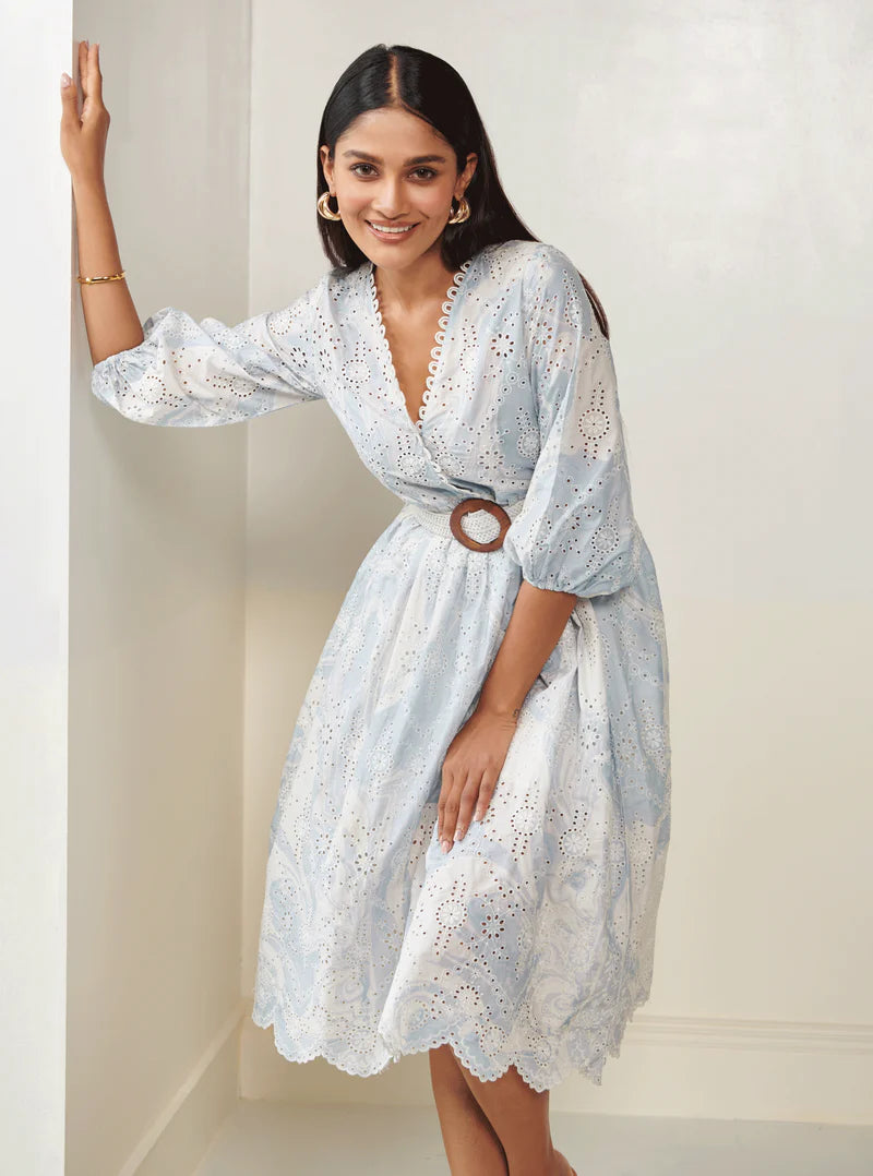 Cotton Nero Blue Dress